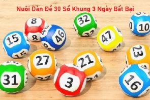 Nuôi dàn đề 30 số khung 3 ngày bất bại chiến thắng