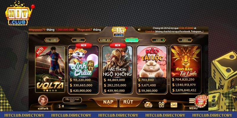 Game slot đa dạng chủ đề, hấp dẫn về tỷ lệ cược