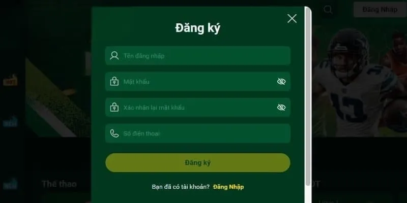  Biểu mẫu đăng ký FM88 đơn giản, hỗ trợ nhanh chóng cho người mới.