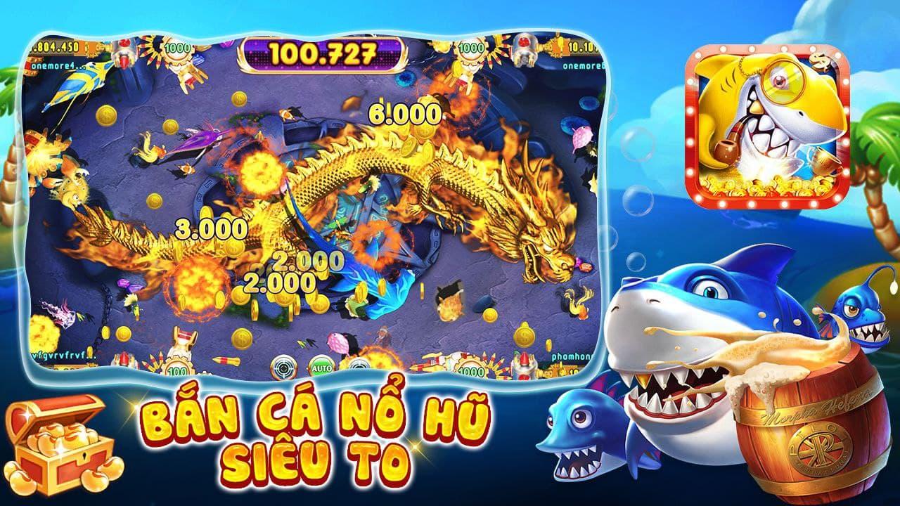 Giao diện bắn cá SV368 sống động với hiệu ứng cá bơi lội tự nhiên