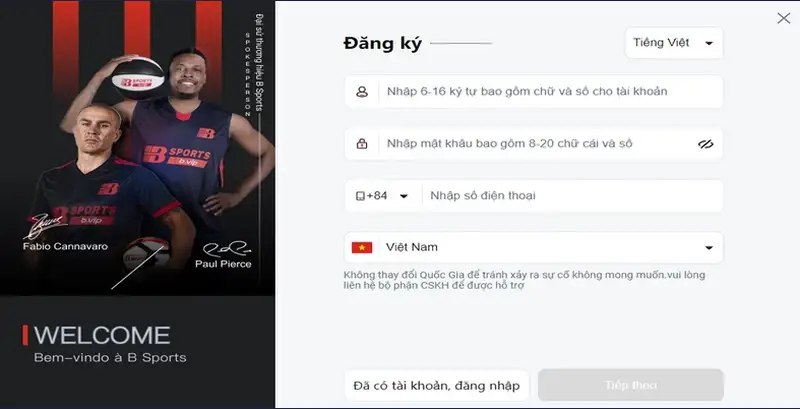 Kinh nghiệm trải nghiệm tốt sau khi Đăng Ký Bsport