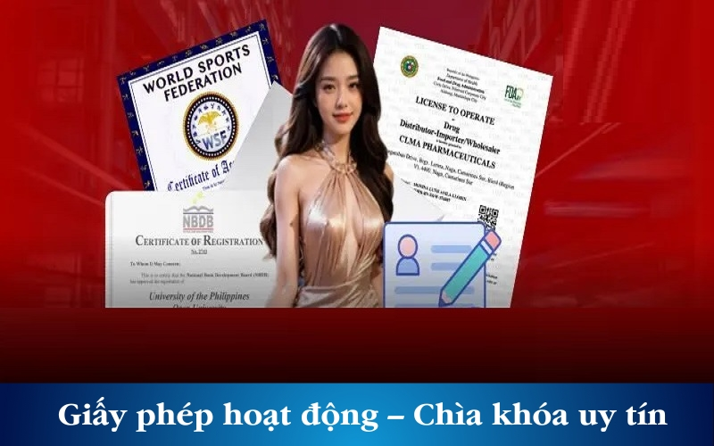 Nhà cái có giấy phép hoạt động từ cơ quan cấp cao - minh chứng sự uy tín