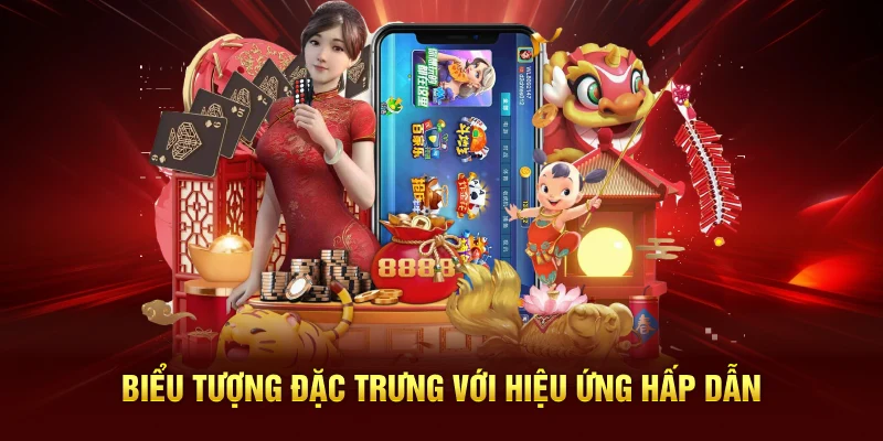 Biểu tượng đặc trưng với hiệu ứng hấp dẫn