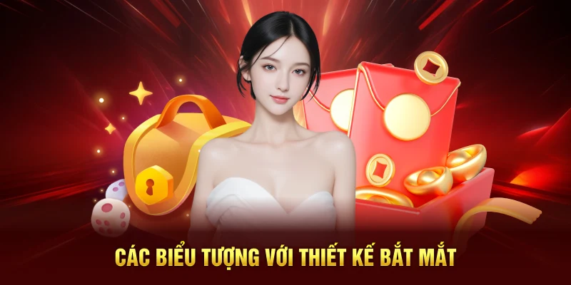 Các biểu tượng với thiết kế bắt mắt