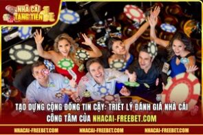 Tạo Dựng Cộng Đồng Tin Cậy: Triết Lý Đánh Giá Nhà Cái Công Tâm Của nhacai-freebet.com
