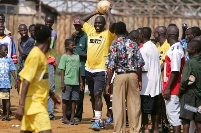 George Weah ngày vinh quy bái tổ