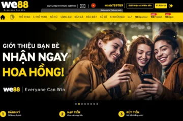 Link vào WE88 –  Nơi mang bạn đến với thiên đường quay hũ săn Jackpot