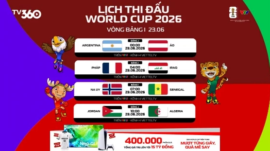 Lịch thi đấu bóng đá và không khí thể thao sôi động năm 2026