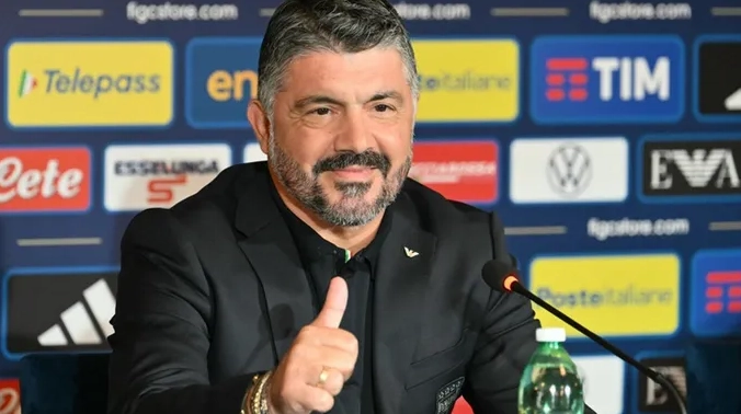 Chân dung nghiêm nghị của HLV Gennaro Gattuso khi bắt đầu nhiệm kỳ mới